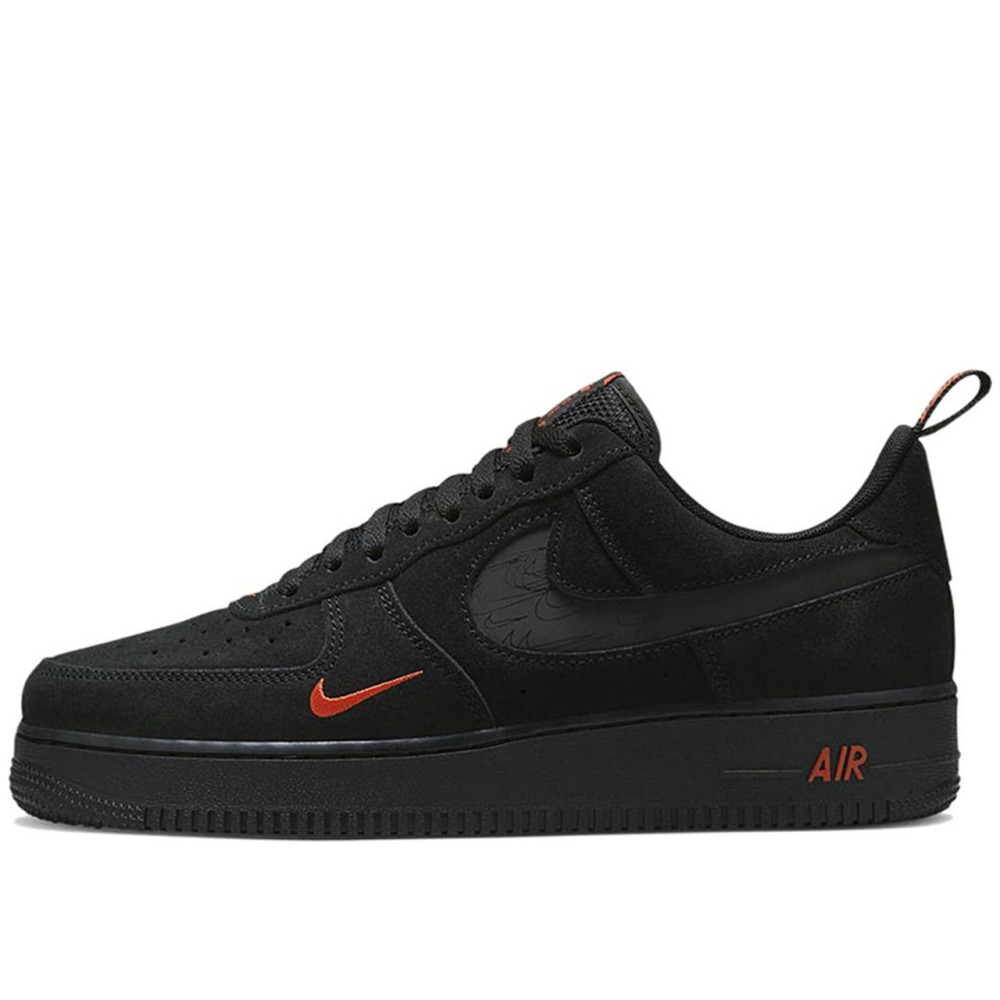 Air Force 1 Low 07 Lv8 Multi Swoosh Black Crimson
