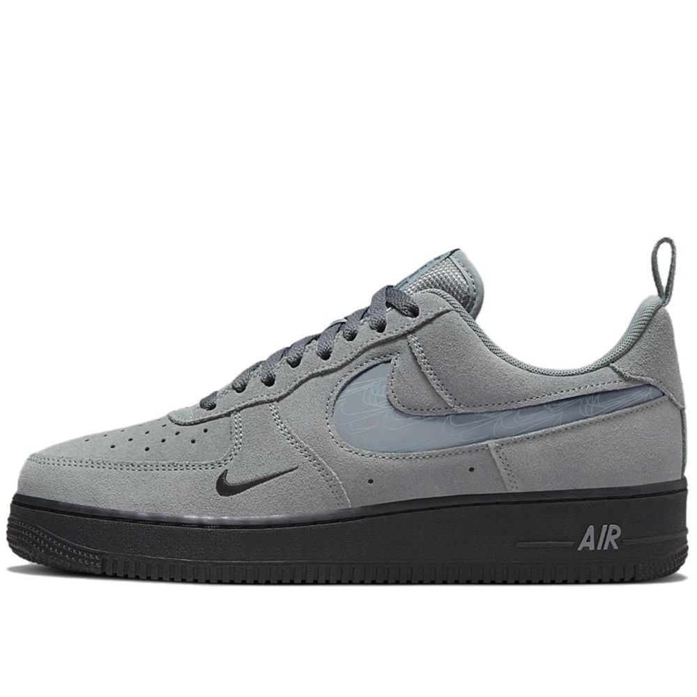 Air Force 1 Low 07 Lv8 Reflective Swoosh Cool Grey