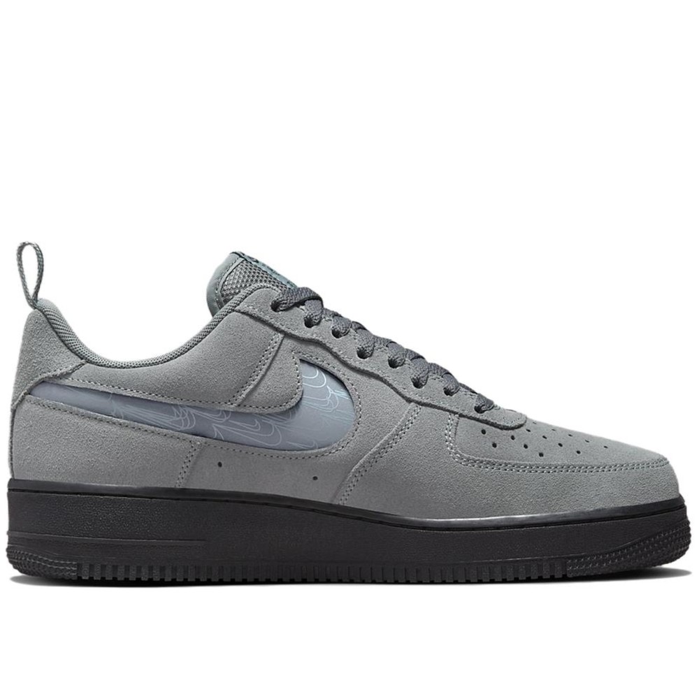 Air Force 1 Low 07 Lv8 Reflective Swoosh Cool Grey
