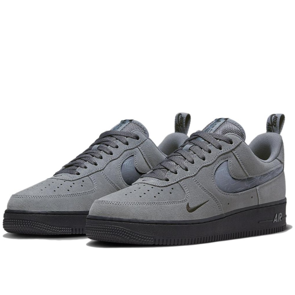 Air Force 1 Low 07 Lv8 Reflective Swoosh Cool Grey