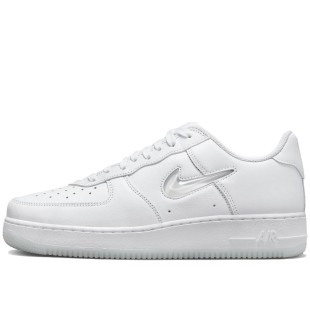 Air Force 1 Low 07 Retro Color Of The Month Jewel Swoosh Triple White