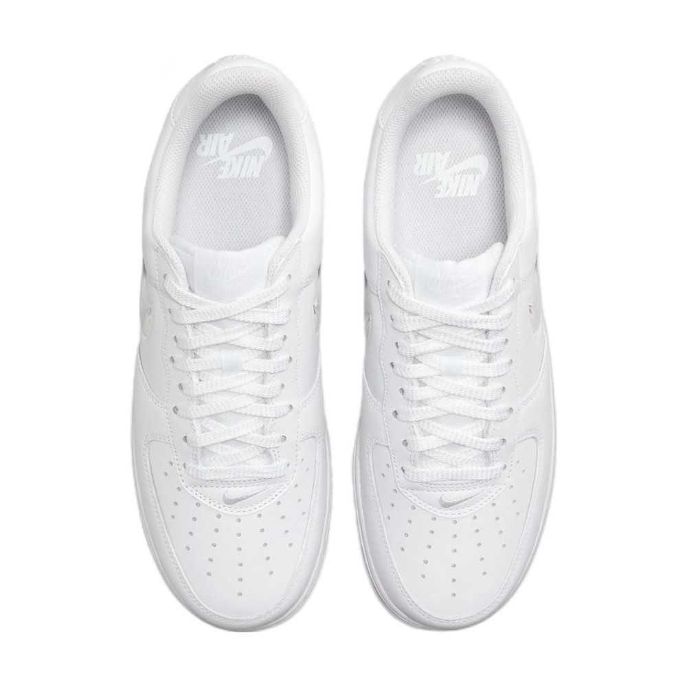 Air Force 1 Low 07 Retro Color Of The Month Jewel Swoosh Triple White
