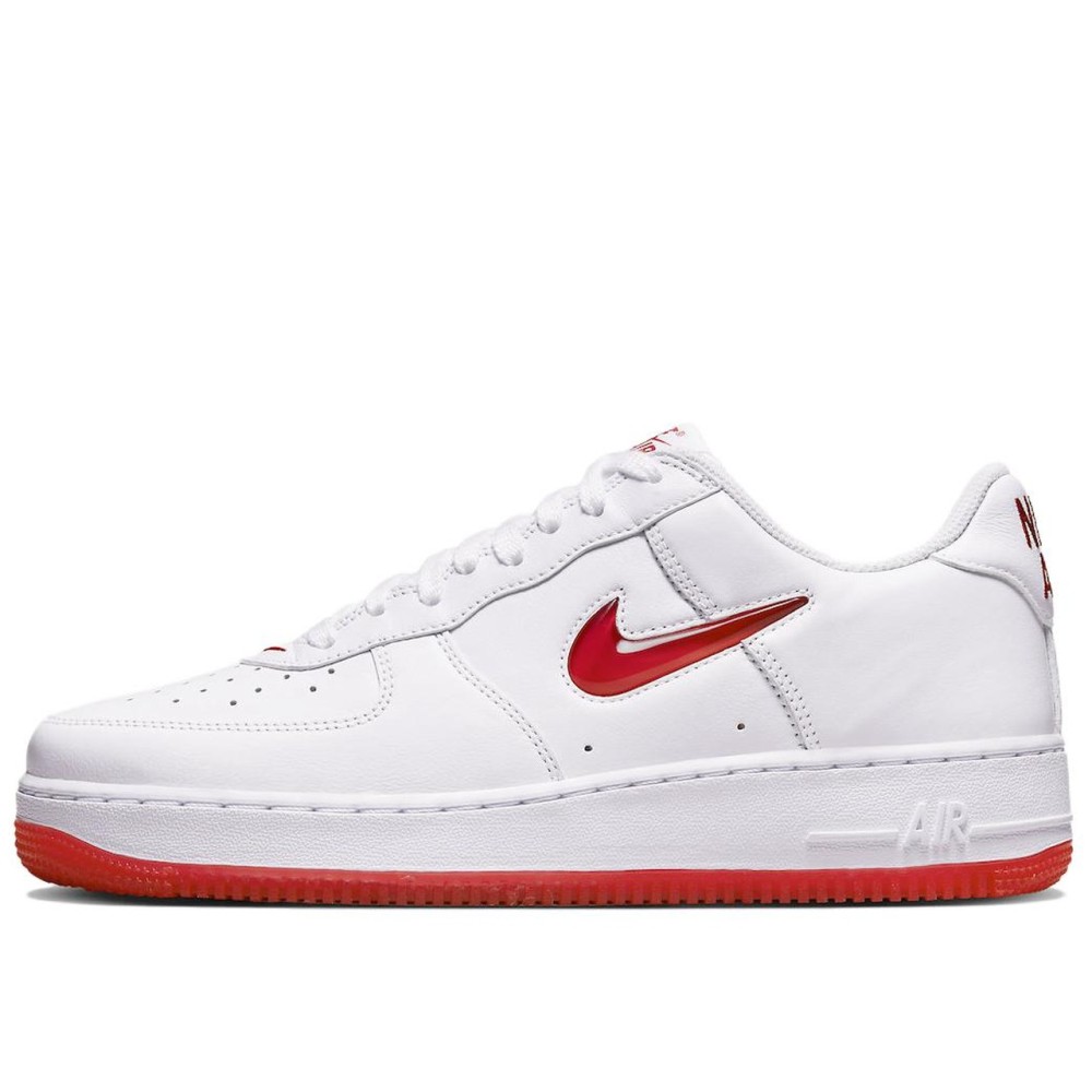 Air Force 1 Low 07 Retro Color Of The Month Jewel Swoosh University Red