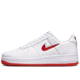 Air Force 1 Low 07 Retro Color Of The Month Jewel Swoosh University Red