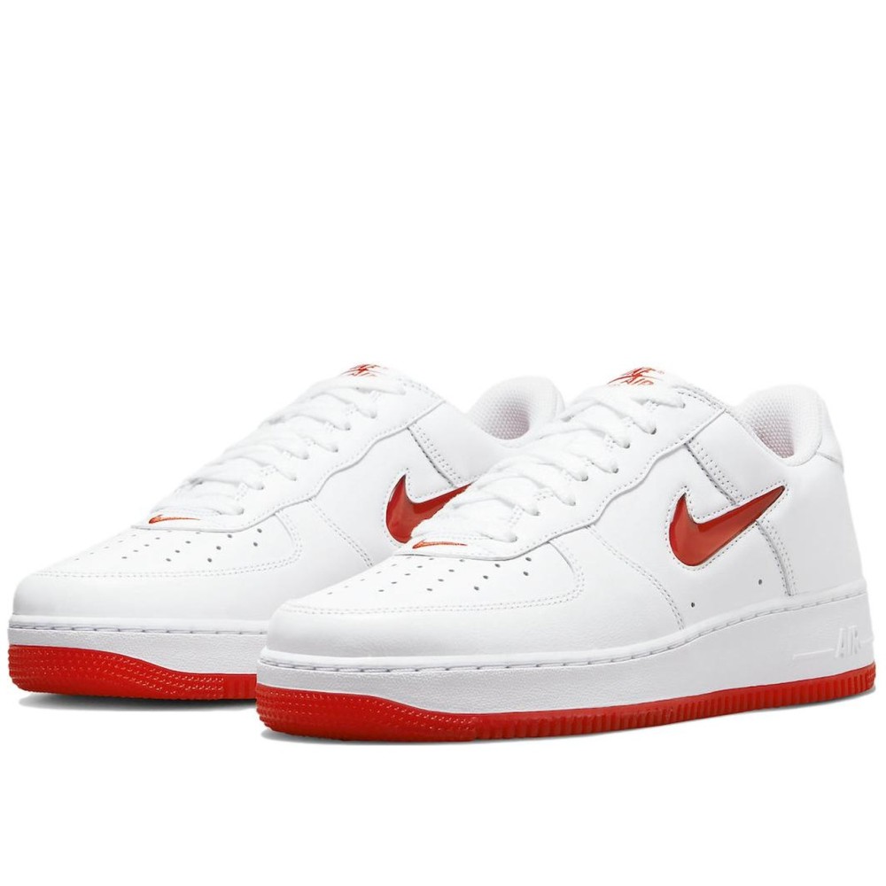 Air Force 1 Low 07 Retro Color Of The Month Jewel Swoosh University Red
