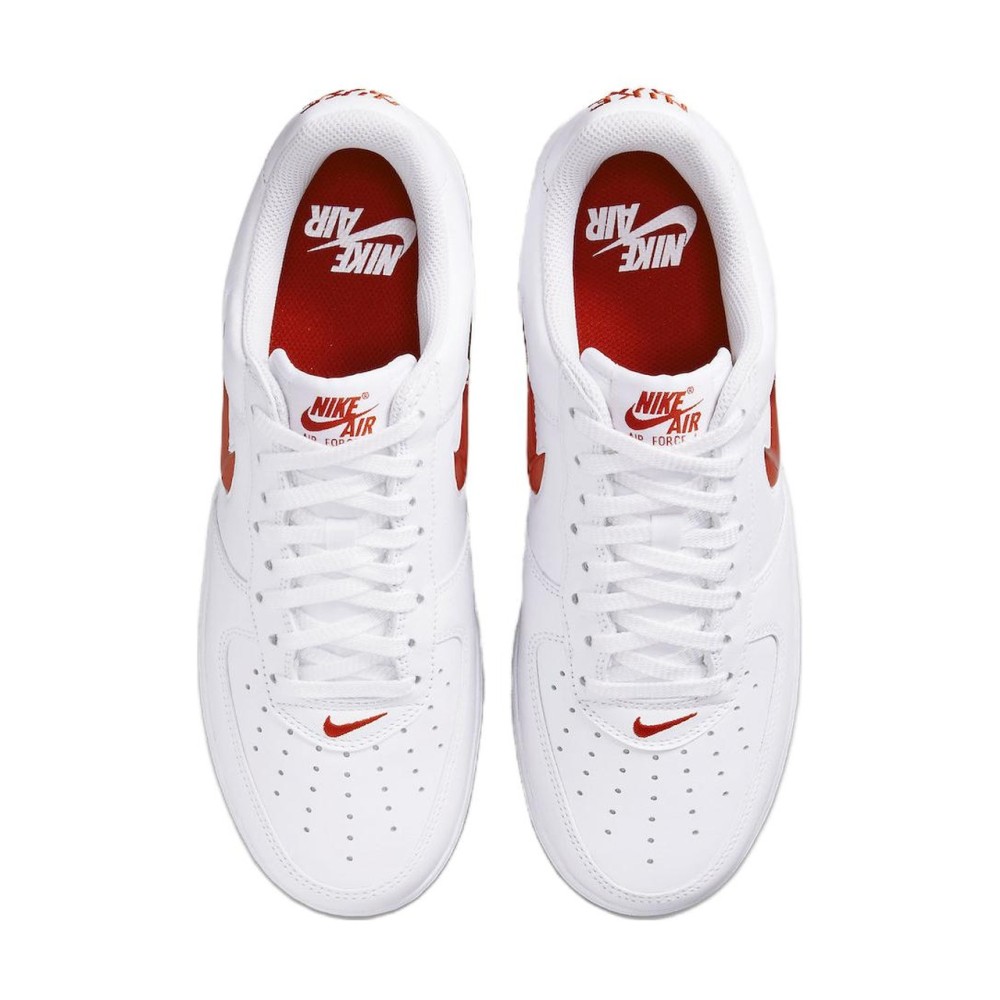 Air Force 1 Low 07 Retro Color Of The Month Jewel Swoosh University Red