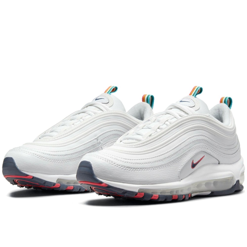 Air Max 97 White Multi Color Pull Tabs Women