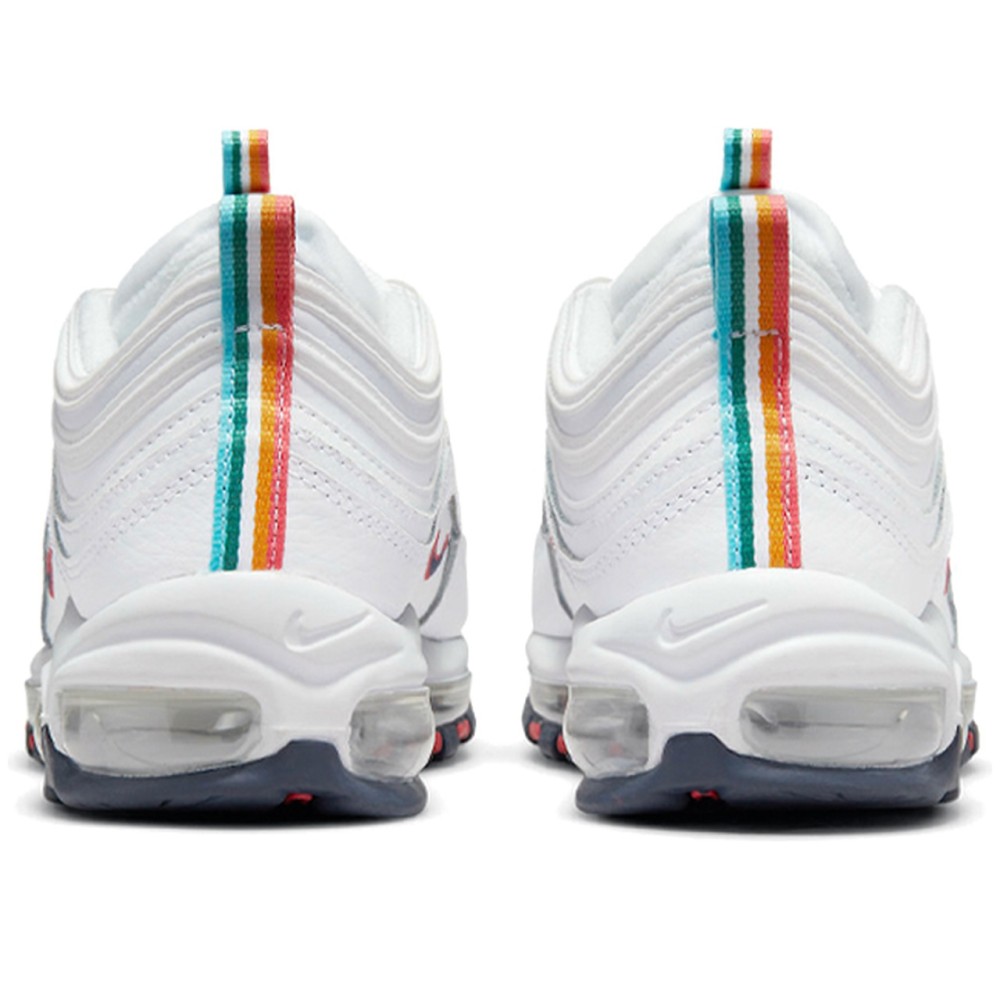 Air Max 97 White Multi Color Pull Tabs Women
