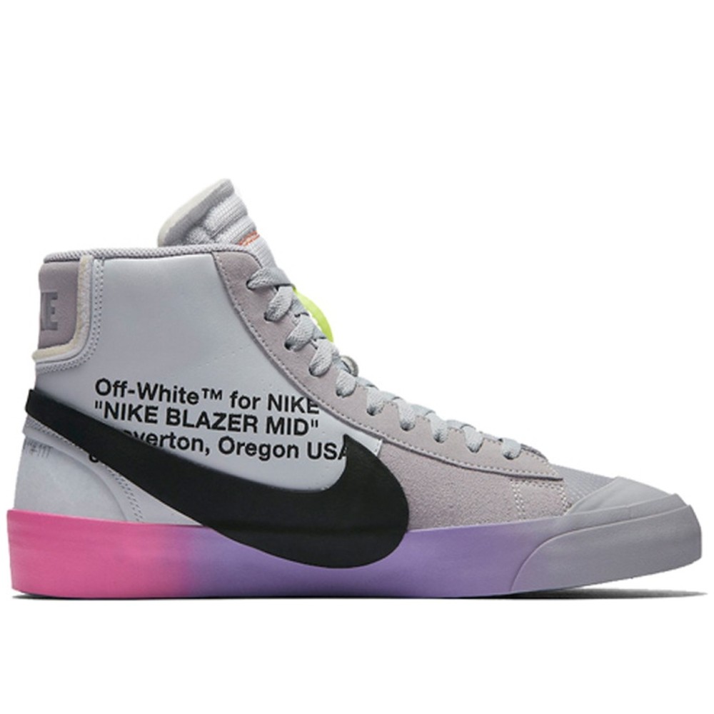 Blazer Mid Off White Wolf Grey Serena Queen