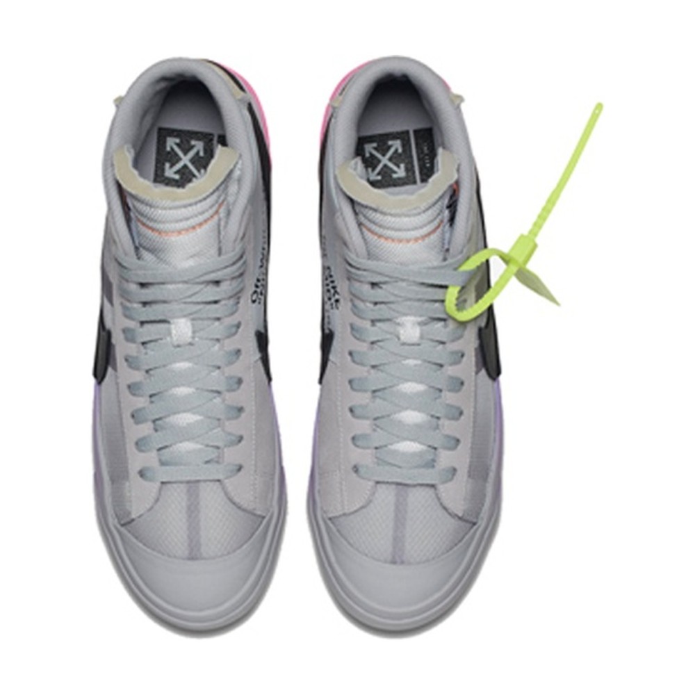 Blazer Mid Off White Wolf Grey Serena Queen