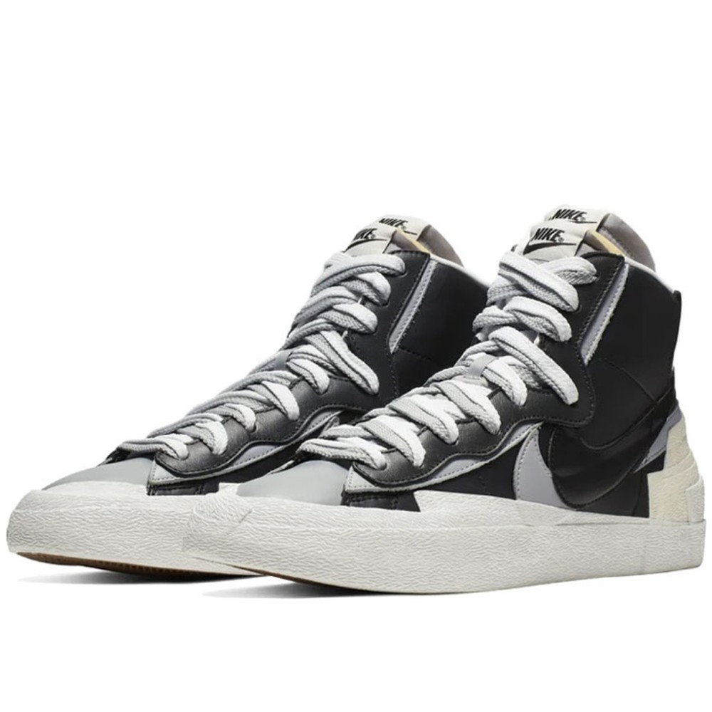 X Sacai Blazer Mid Black Grey