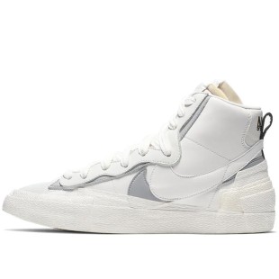 X Sacai Blazer Mid White Grey