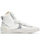 X Sacai Blazer Mid White Grey