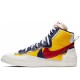 X Sacai Blazer Mid Maize Navy