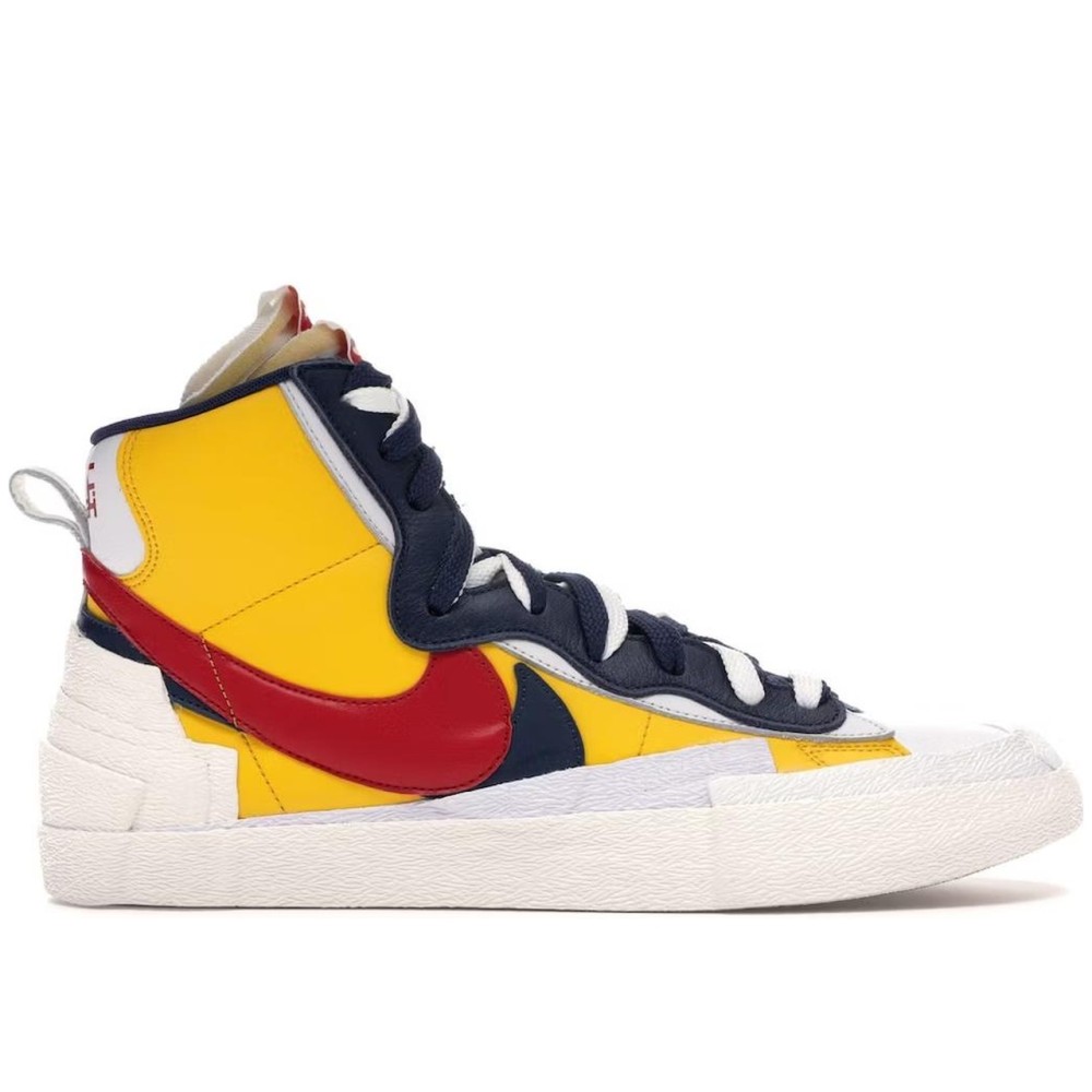 X Sacai Blazer Mid Maize Navy