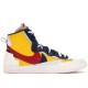 X Sacai Blazer Mid Maize Navy