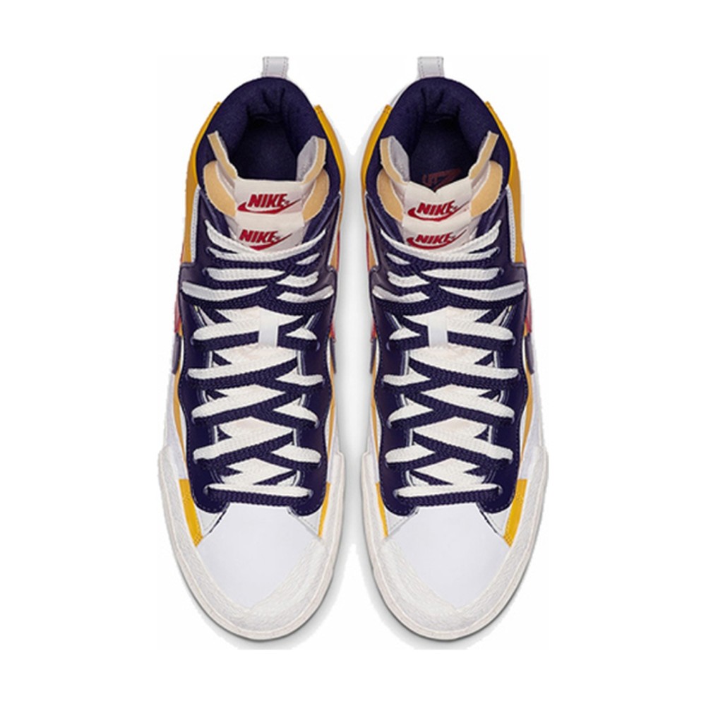 X Sacai Blazer Mid Maize Navy