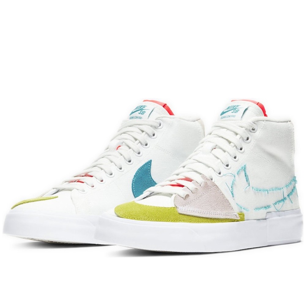 Blazer Mid Edge Sb Orange Aqua