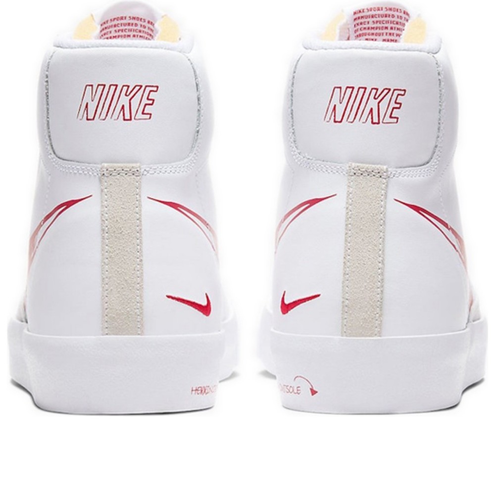 Blazer Mid 77 Sketch White Red