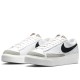 Blazer Low Platform White Black Women