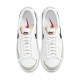 Blazer Low Platform White Black Women