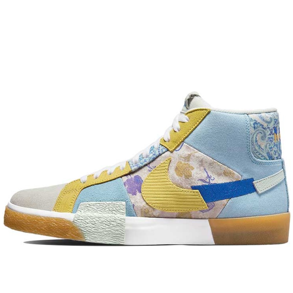 Sb Zoom Blazer Mid Premium Paisley Pack Boarder Blue