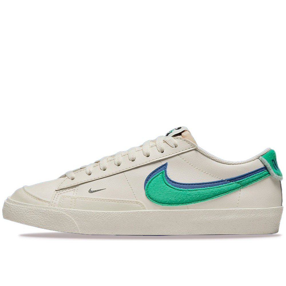 Blazer Low 72 Double Swoosh Sail Green Blue