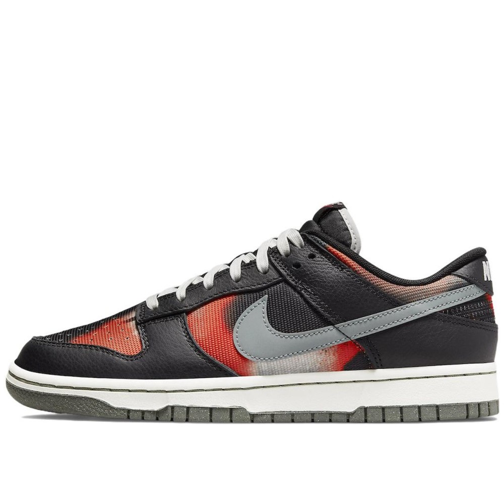 Dunk Low Graffiti Black Red
