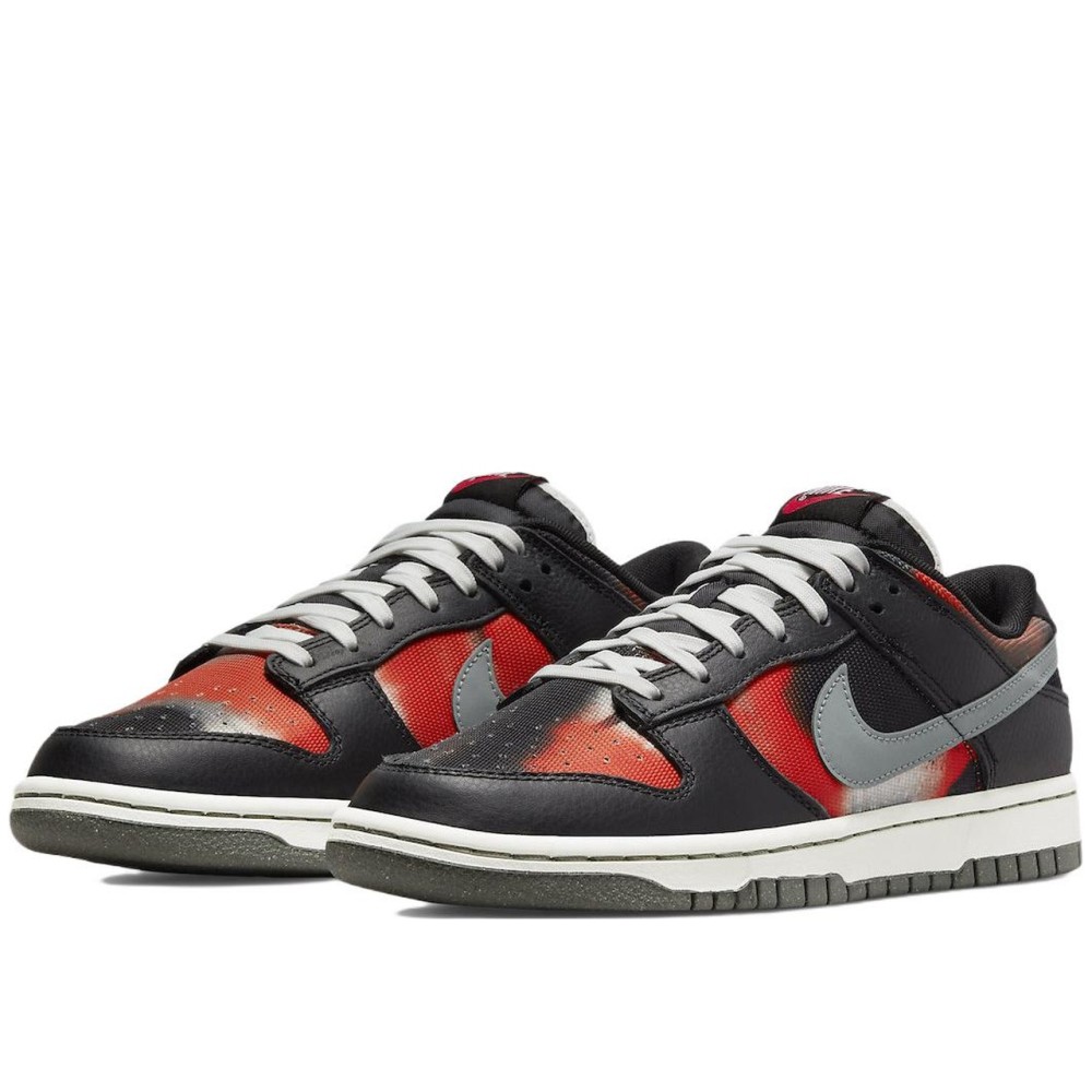 Dunk Low Graffiti Black Red