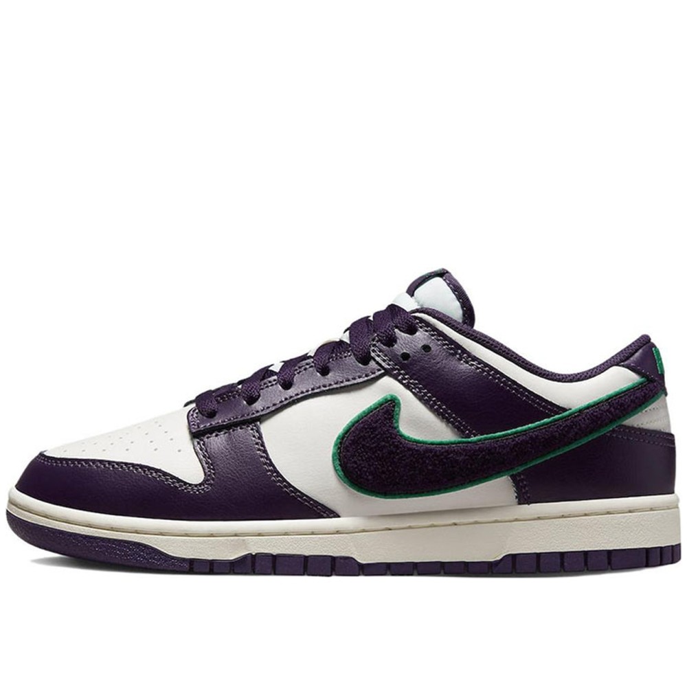 Dunk Low Chenille Swoosh Grand Purple