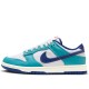 Dunk Low Teal Nebula Deep Royal Women