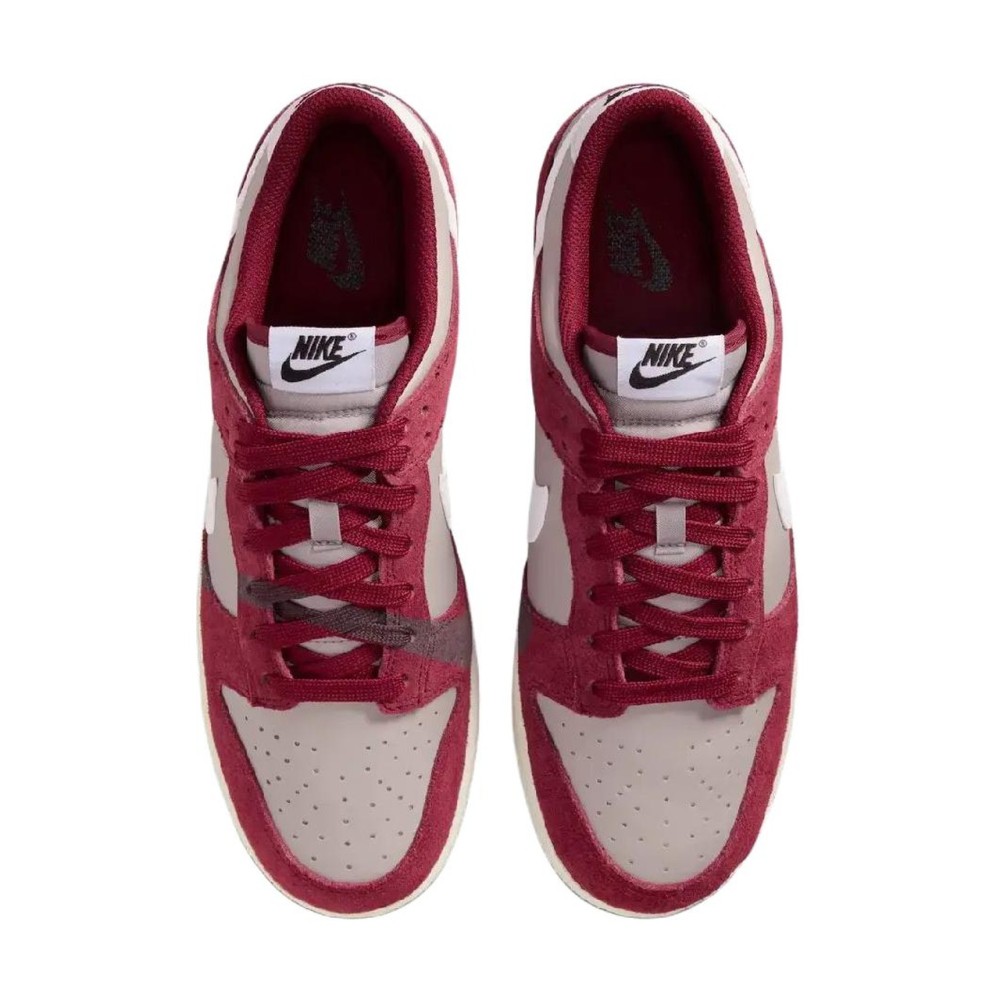 Dunk Lace Up Low Platform Red Round Tip White Ib6399 004