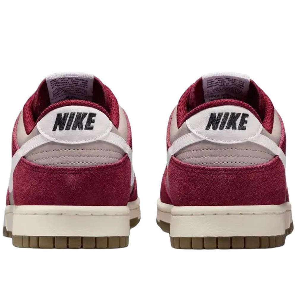 Dunk Lace Up Low Platform Red Round Tip White Ib6399 004