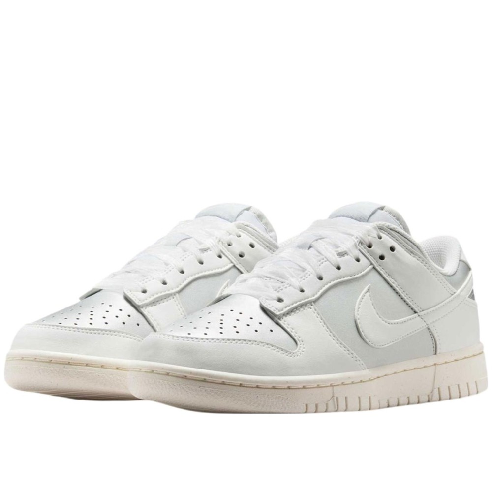 Dunk Low Next Nature Sheer Lace Metallic Platinum Women