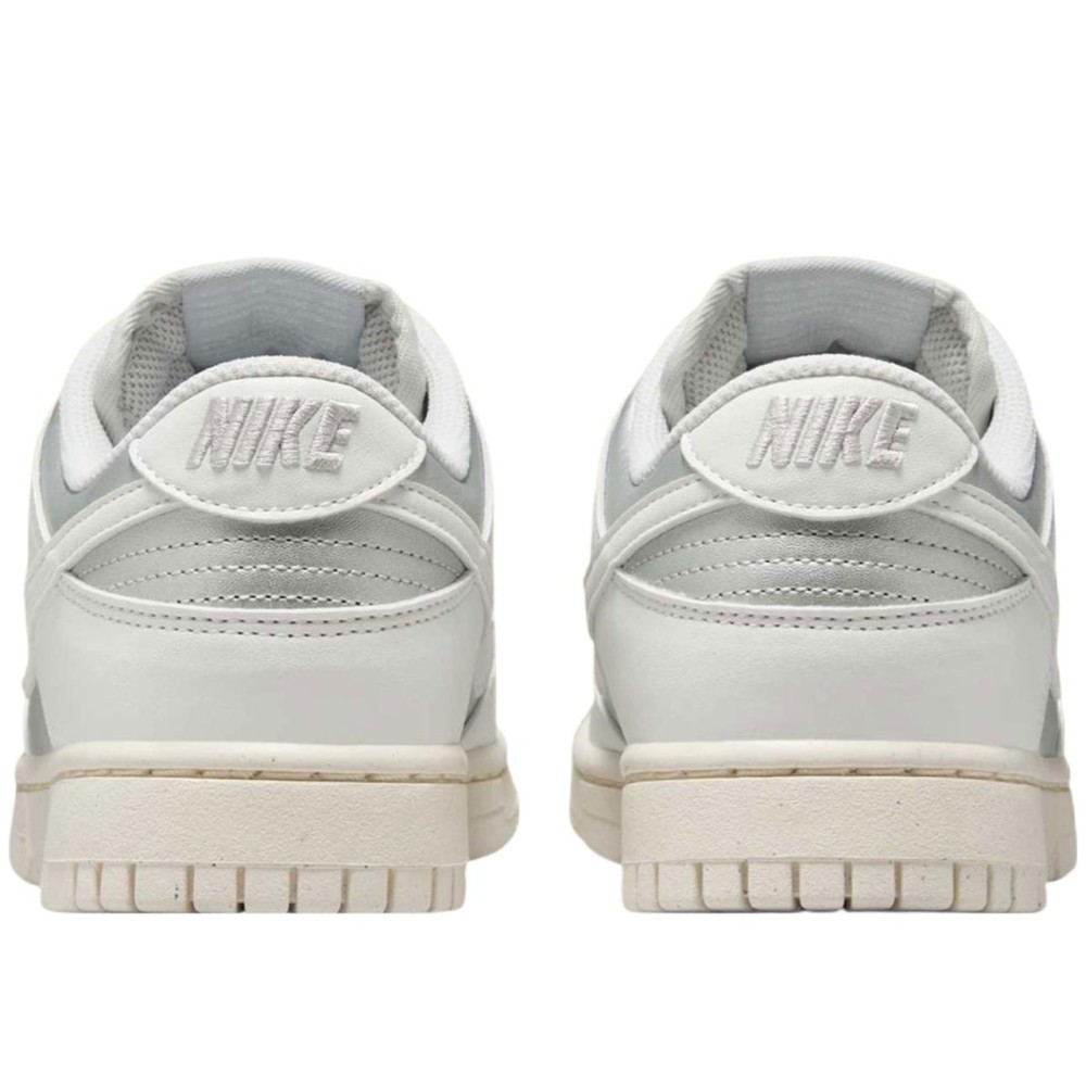 Dunk Low Next Nature Sheer Lace Metallic Platinum Women