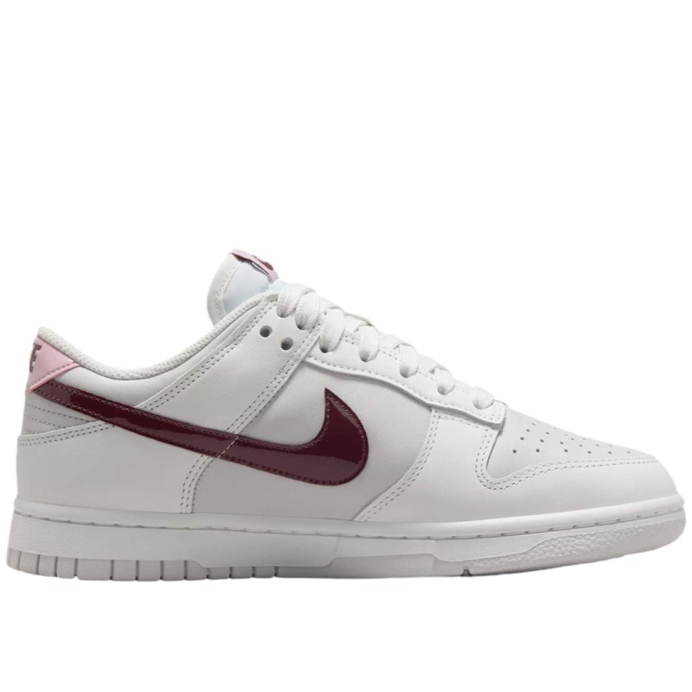 Dunk Low Women White Red Pink