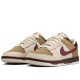 Dunk Low Women Beige Red