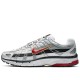 P 6000 Cnpt Metallic Silver Red Women