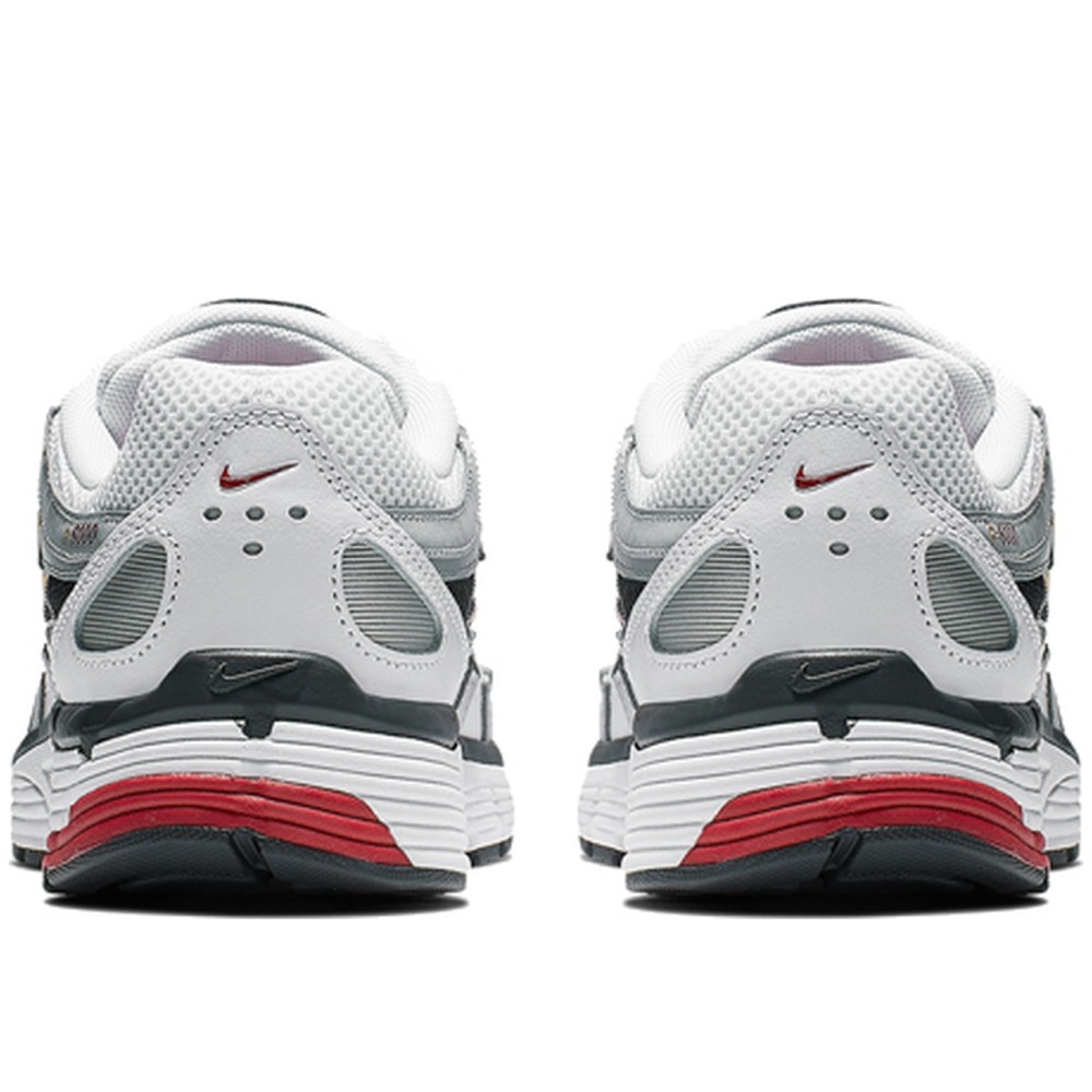 P 6000 Cnpt Metallic Silver Red Women