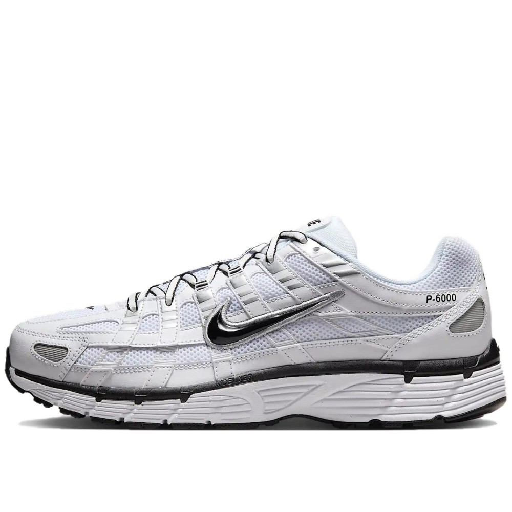 P 6000 White Metallic Silver Black
