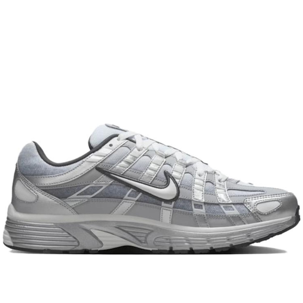 P 6000 Low Casual Running Men S Silver Gray