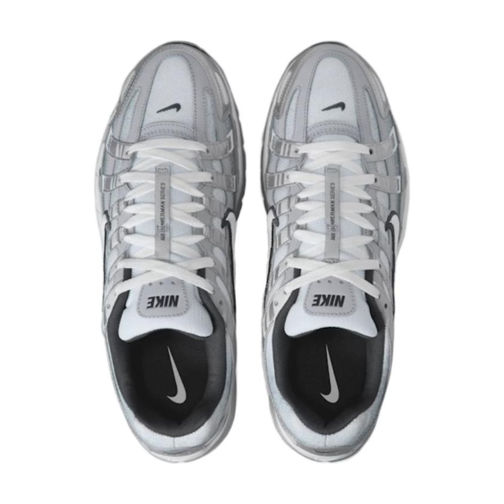 P 6000 Low Casual Running Men S Silver Gray