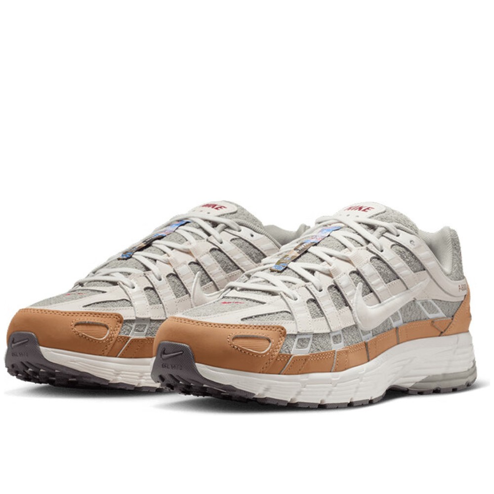 P 6000 Comfortable Long Distance Running Men S Gray Brown