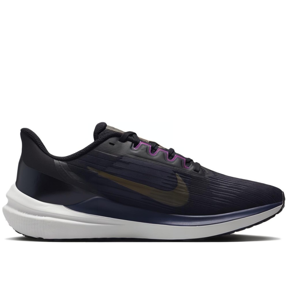 Air Zoom Winflo 9 Black Gold Suede