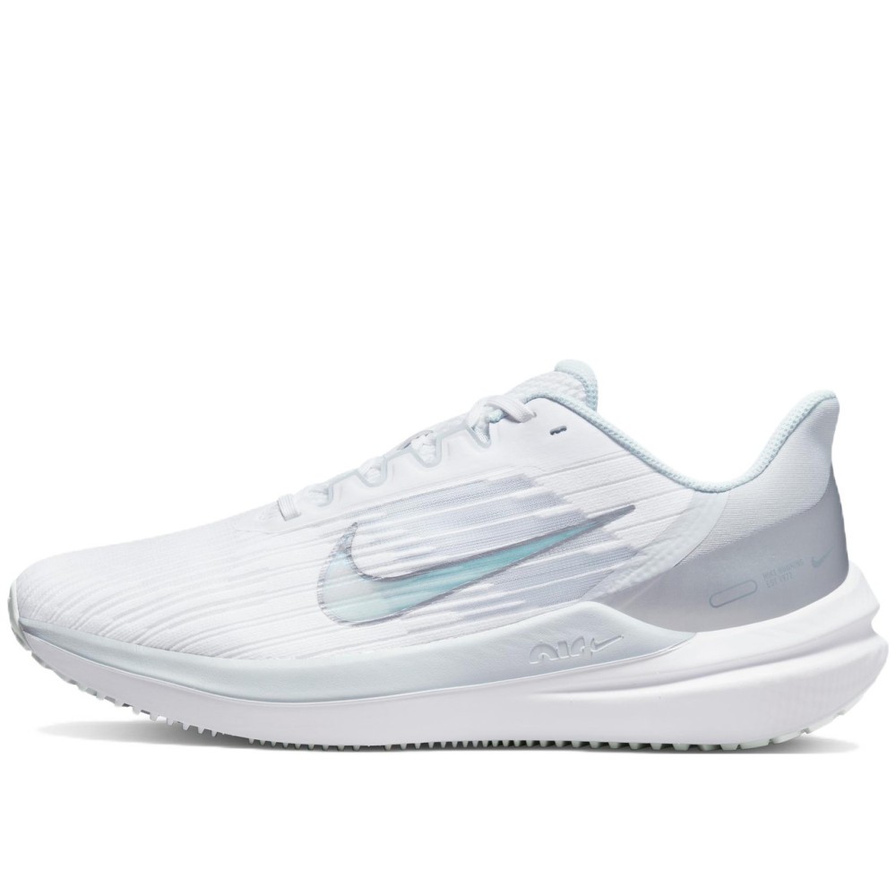 Air Winflo 9 White Metallic Silver Women
