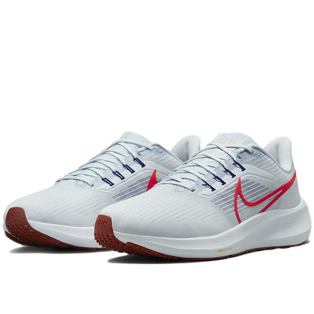 Air Zoom Pegasus 39 Grey Bright Crimson