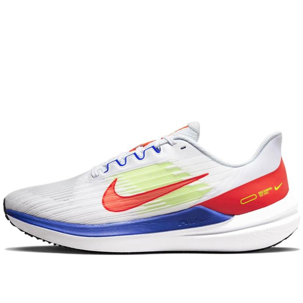 Air Winflo 9 Bright Crimson Racer Blue