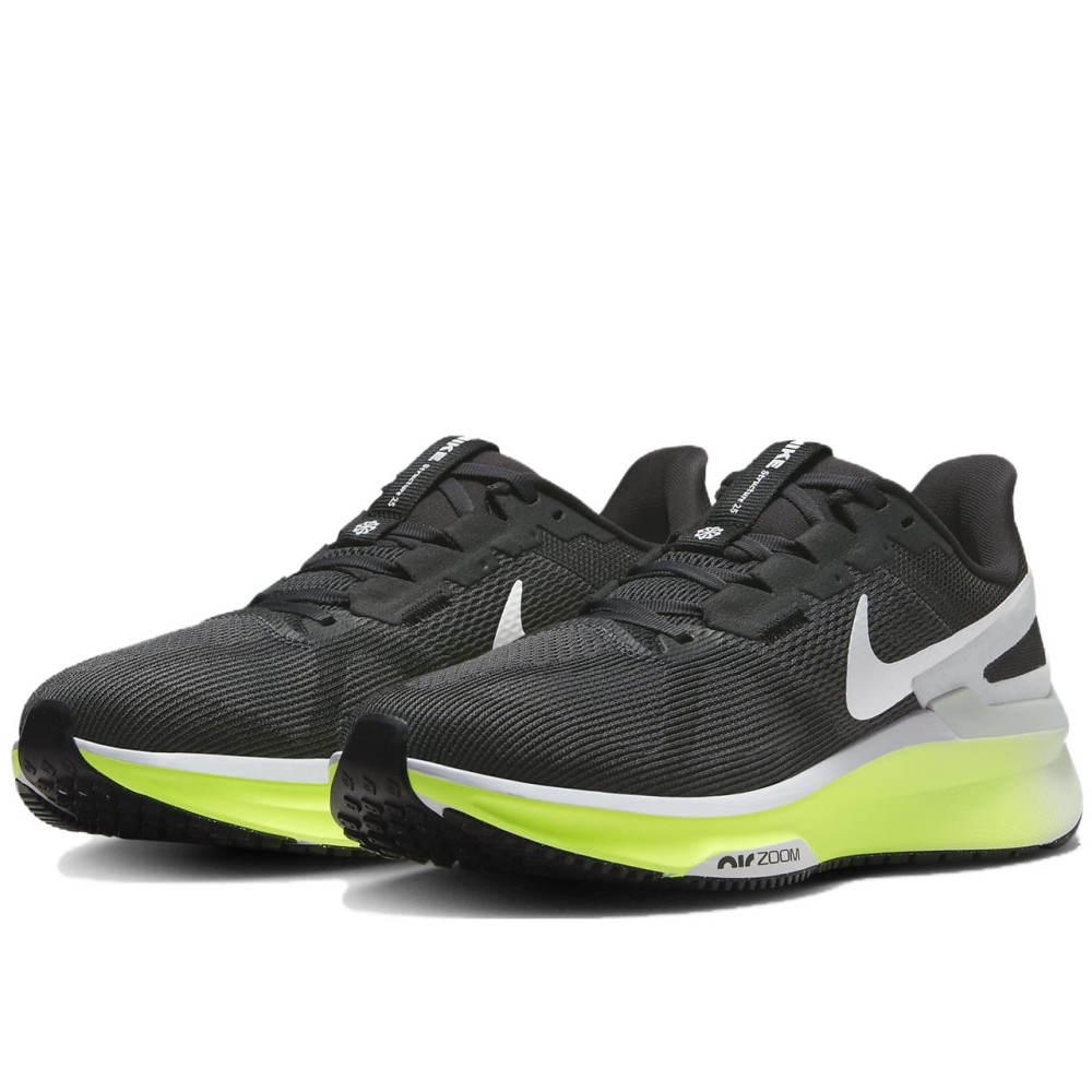 Air Zoom Structure 25 Black Volt White