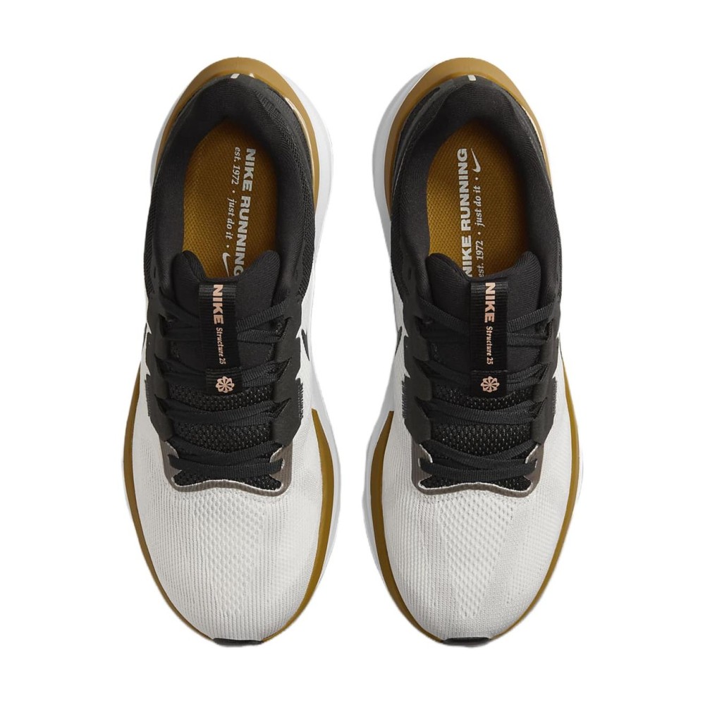 Air Zoom Structure 25 Grey Black Gold