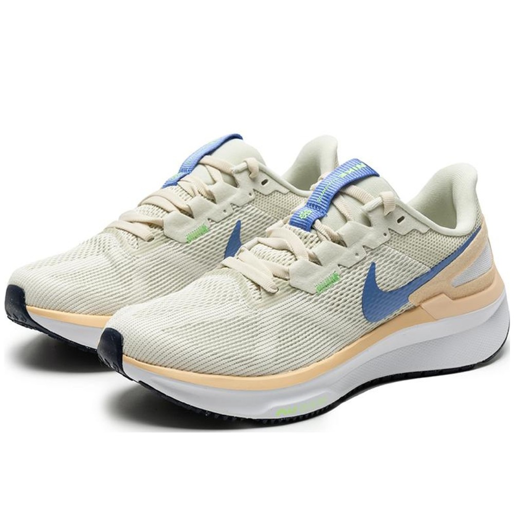 Air Zoom Structure 25 Road Running Sea Glass Summit White Women